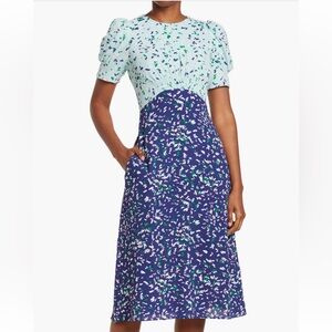 Vince Camuto || pebble crepe midi dress in mint